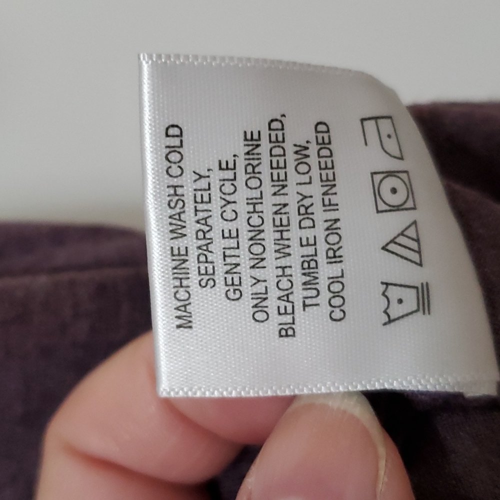 OLIVIA SKY Women's Short Sleeve Purple Top Size Medium - Picture 5 of 7